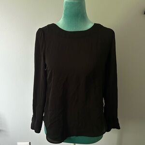 Banana Republic Factory Black Blouse